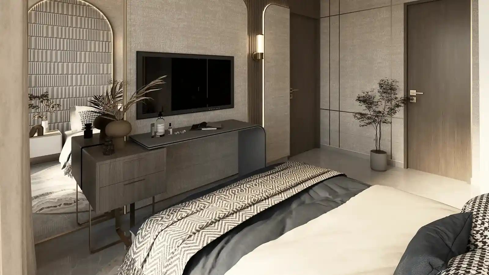 Adani Goregaon West Comfortable Bedroom Interior
