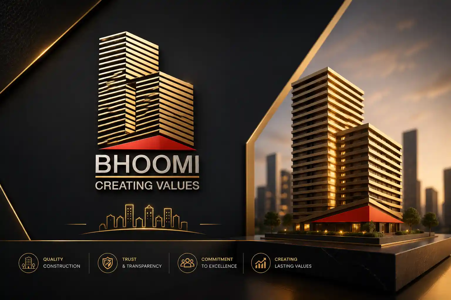 Bhoomi Group official logo for Goregaon residential and redevelopment projects